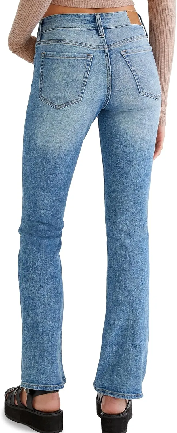 Aeropostale Women's Aero Mid Rise Bootcut Jean