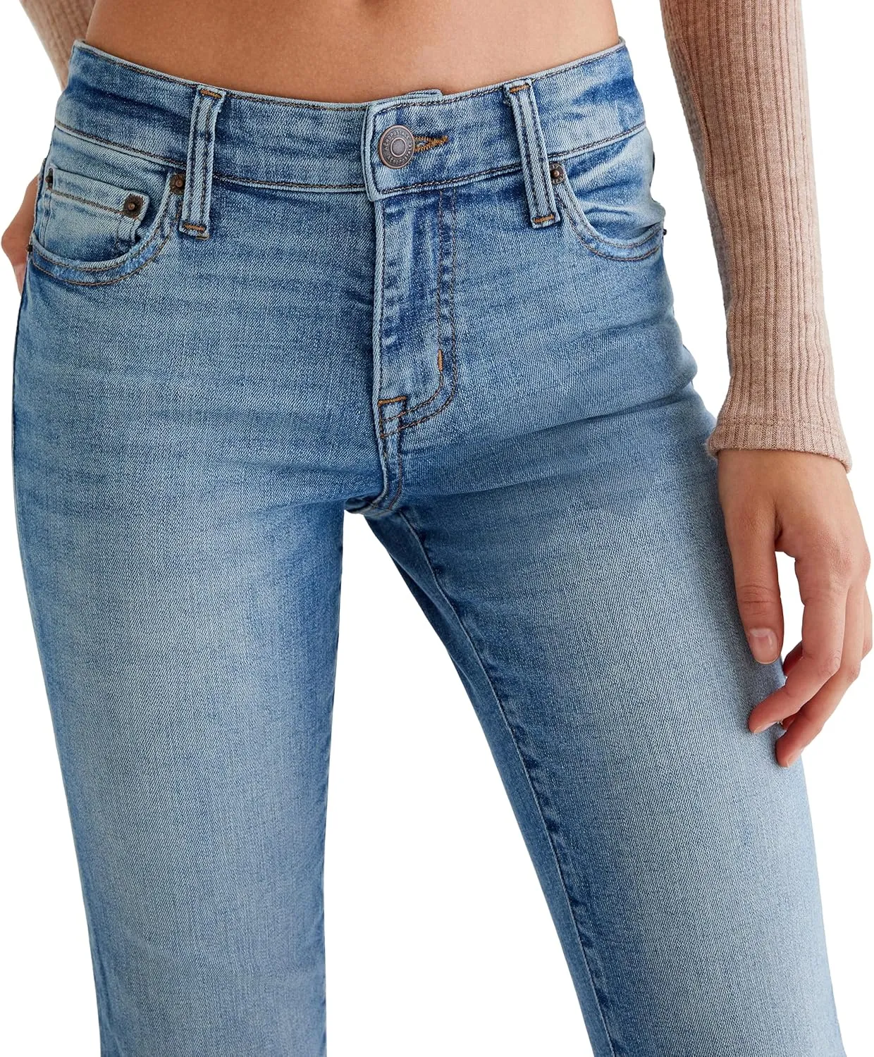Aeropostale Women's Aero Mid Rise Bootcut Jean