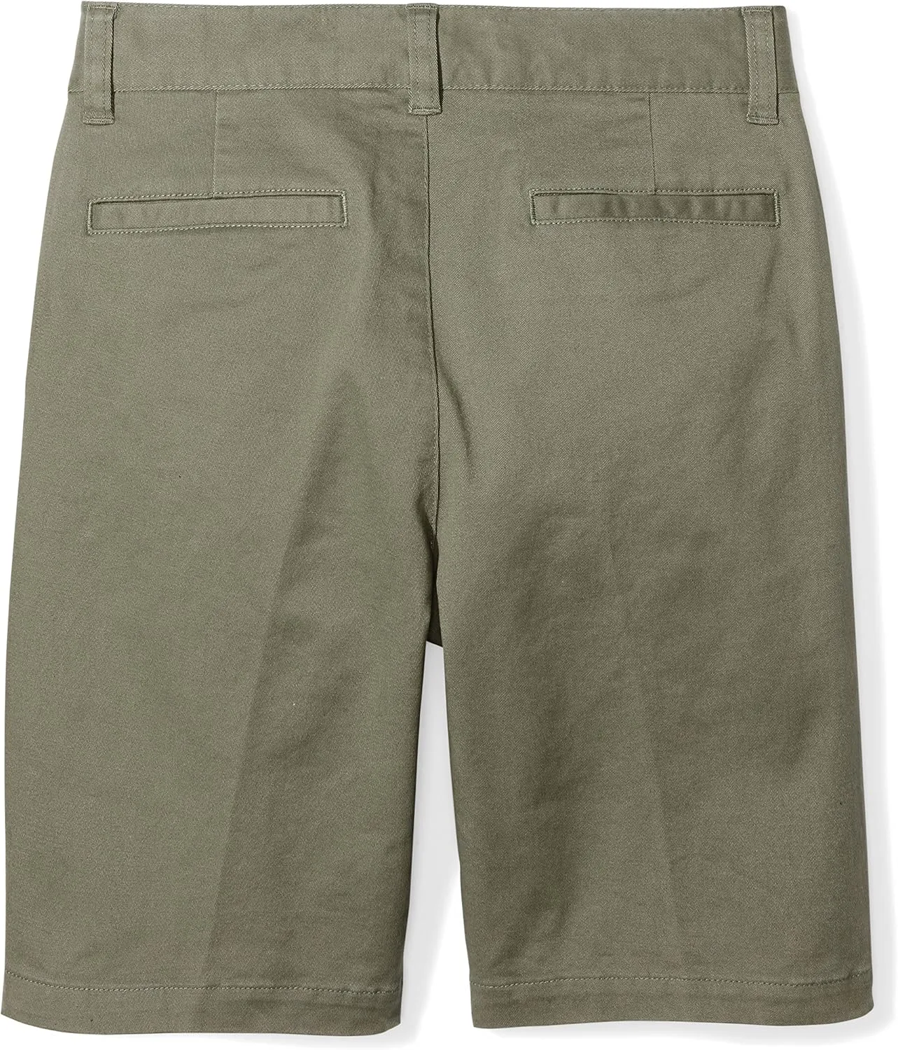 Amazon Essentials Boys and Toddlers' Uniform Woven Chino Flat-Front Shorts with Adjustable Waist, Multipacks