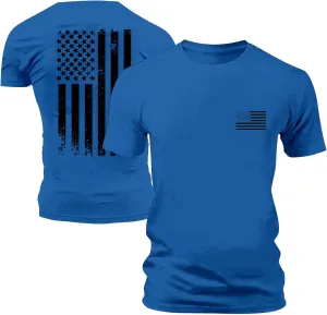 American Flag Shirts Men Fashion Crewneck 4th of July Patriotic Short Sleeve Tee Top Festival Casual Workout Clothes