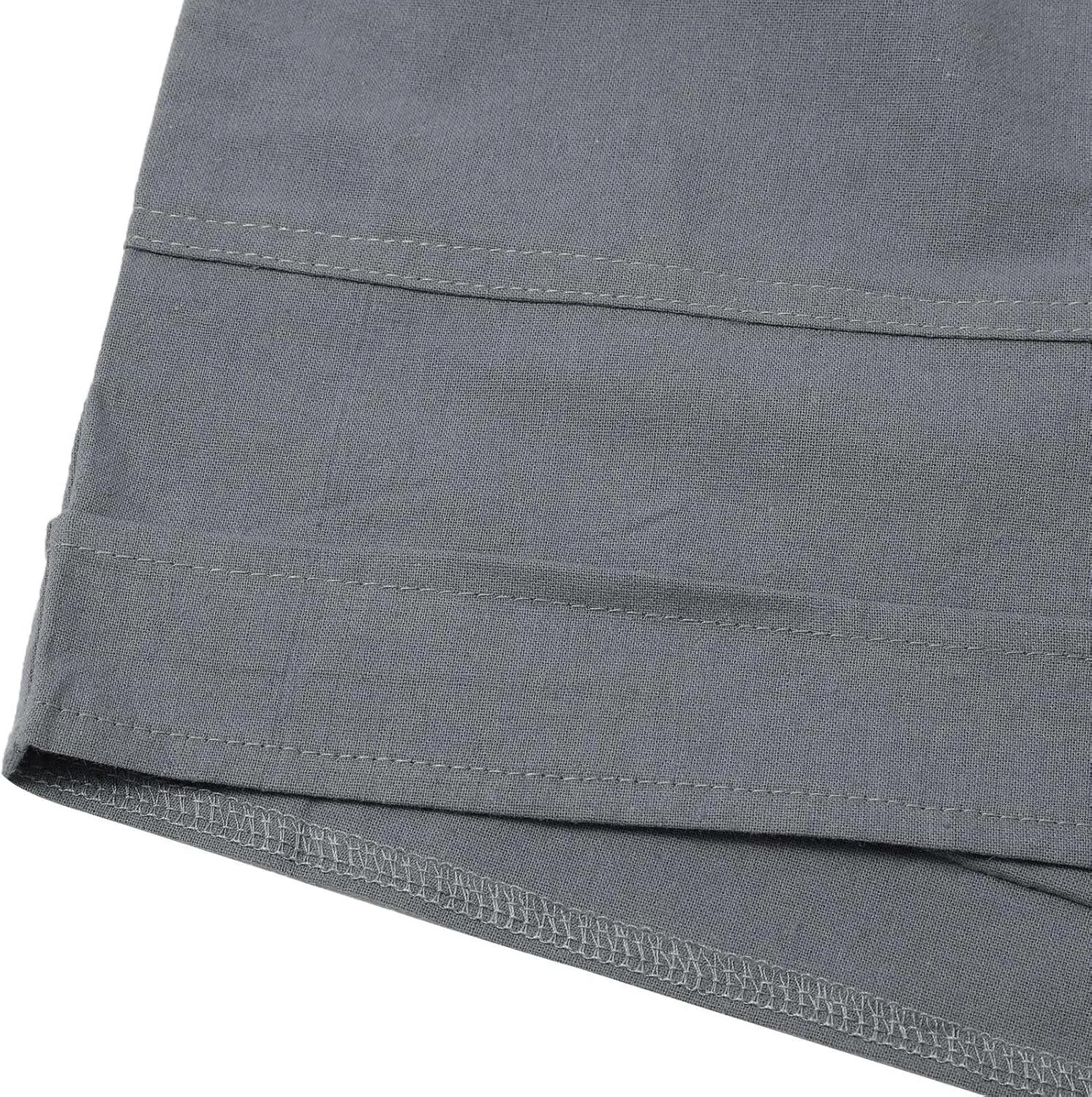 Cotton Linen Shorts for Women 2023 Loose Plain Summer Shorts Folded Hem Drawstring Elastic Waist Shorts with Pockets