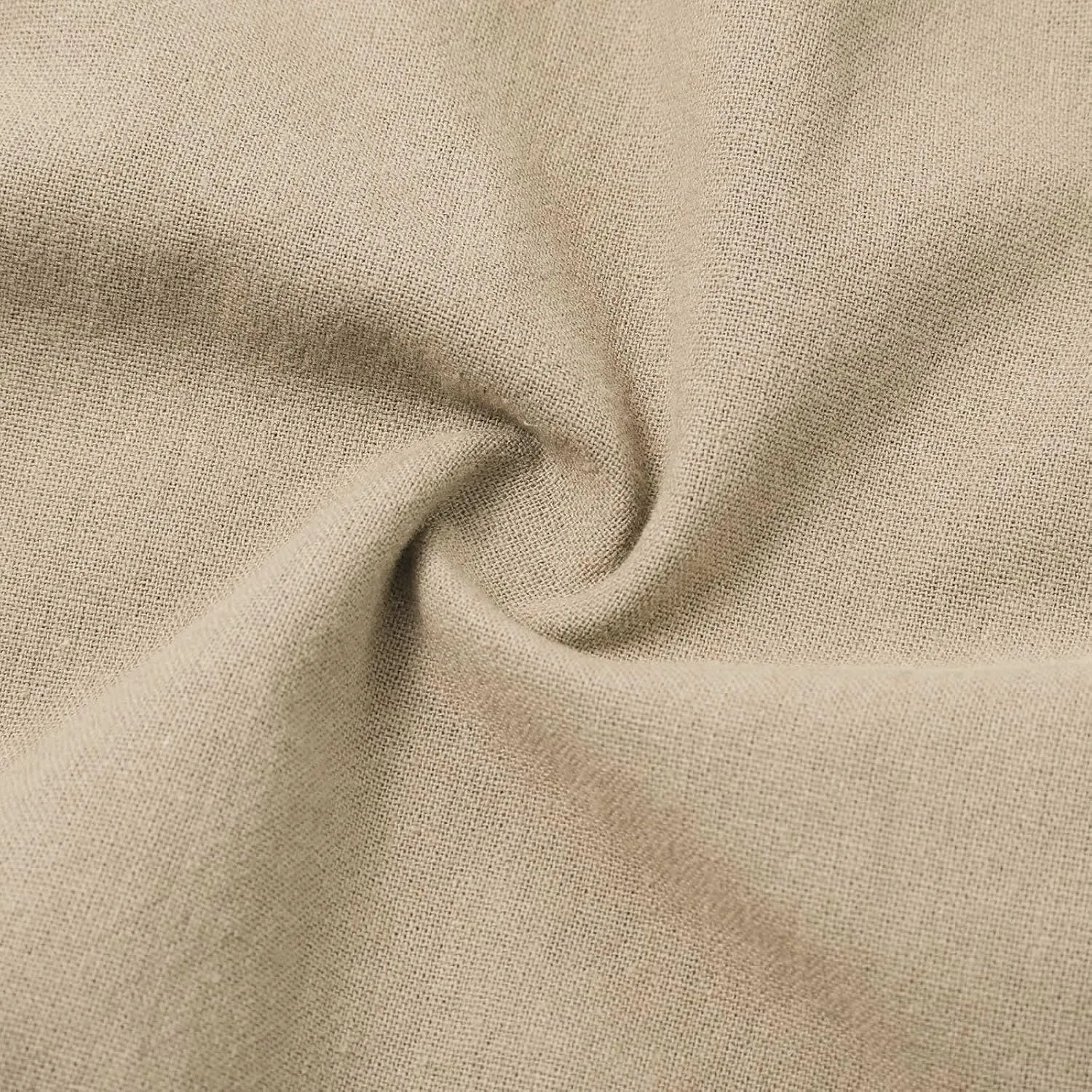 Cotton Linen Shorts for Women 2023 Loose Plain Summer Shorts Folded Hem Drawstring Elastic Waist Shorts with Pockets