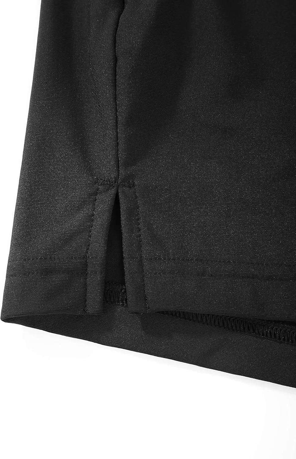 CRZ YOGA Womens Swim Shorts 4'' - High Waisted Board Shorts Zipper Pocket Bathing Swimwear Shorts Side Split with Mesh Liner