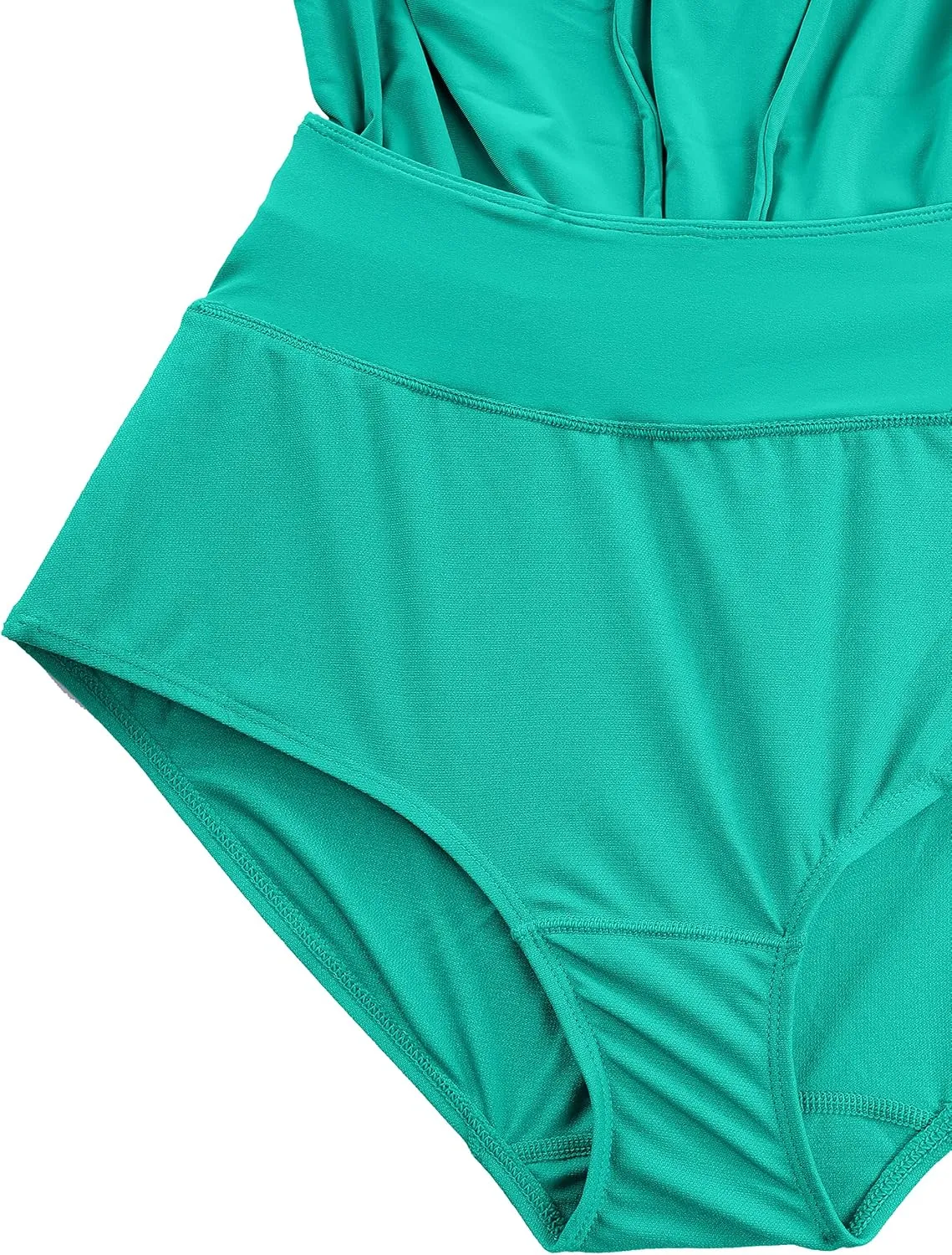 CRZ YOGA Womens Swim Shorts 4'' - High Waisted Board Shorts Zipper Pocket Bathing Swimwear Shorts Side Split with Mesh Liner