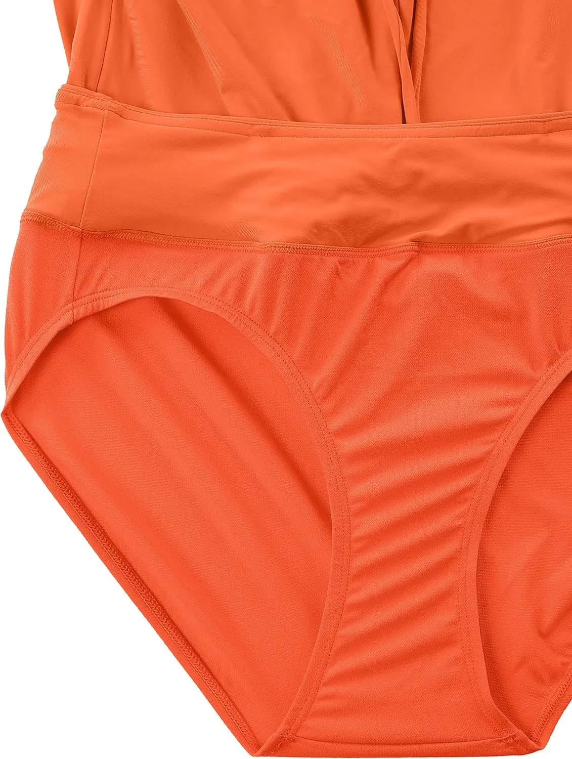 CRZ YOGA Womens Swim Shorts 4'' - High Waisted Board Shorts Zipper Pocket Bathing Swimwear Shorts Side Split with Mesh Liner