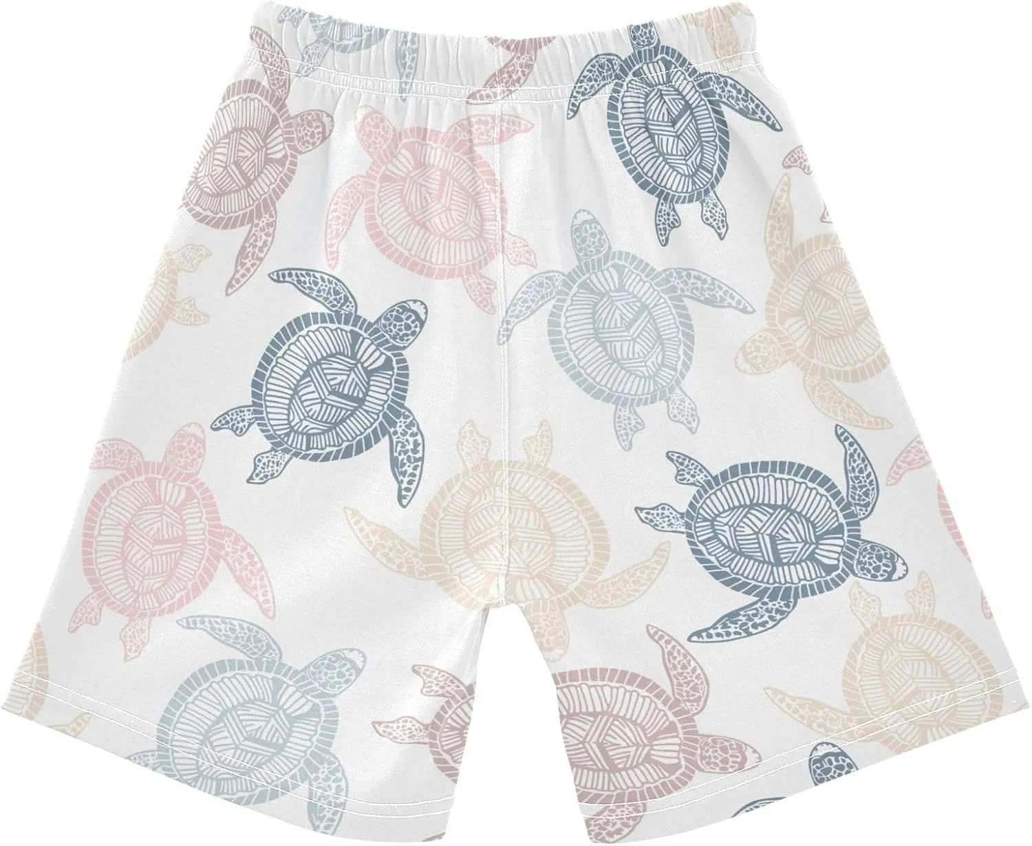 DOMIKING Baby Boy Shorts Toddler Cotton Shorts Elastic Waist Kid's Athletic Shorts 2T-5T