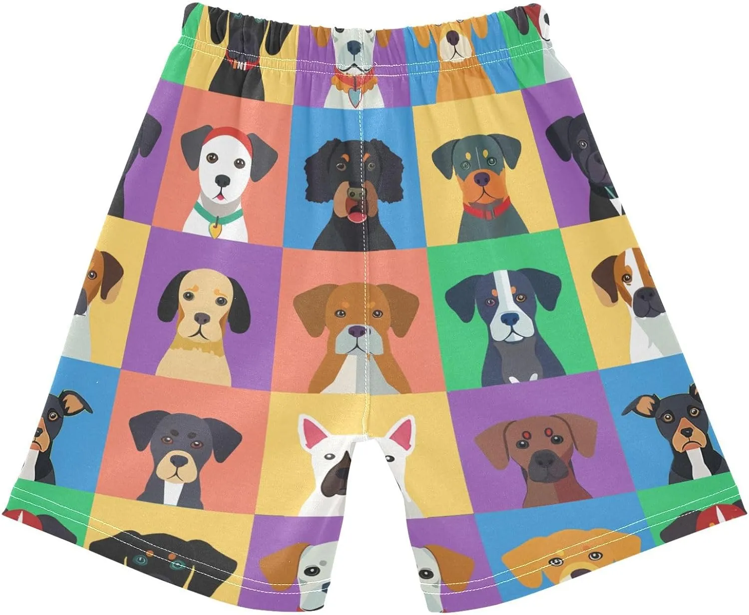 DOMIKING Baby Boy Shorts Toddler Cotton Shorts Elastic Waist Kid's Athletic Shorts 2T-5T