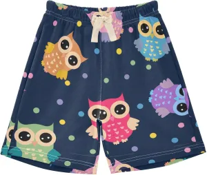 DOMIKING Baby Boy Shorts Toddler Cotton Shorts Elastic Waist Kid's Athletic Shorts 2T-5T