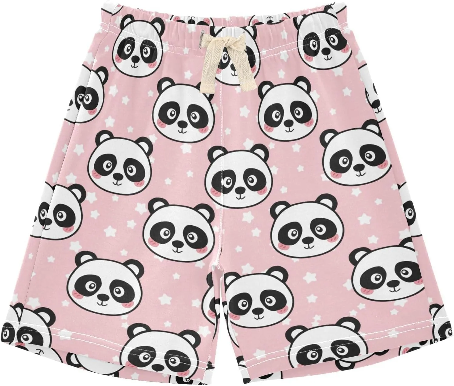 DOMIKING Baby Boy Shorts Toddler Cotton Shorts Elastic Waist Kid's Athletic Shorts 2T-5T