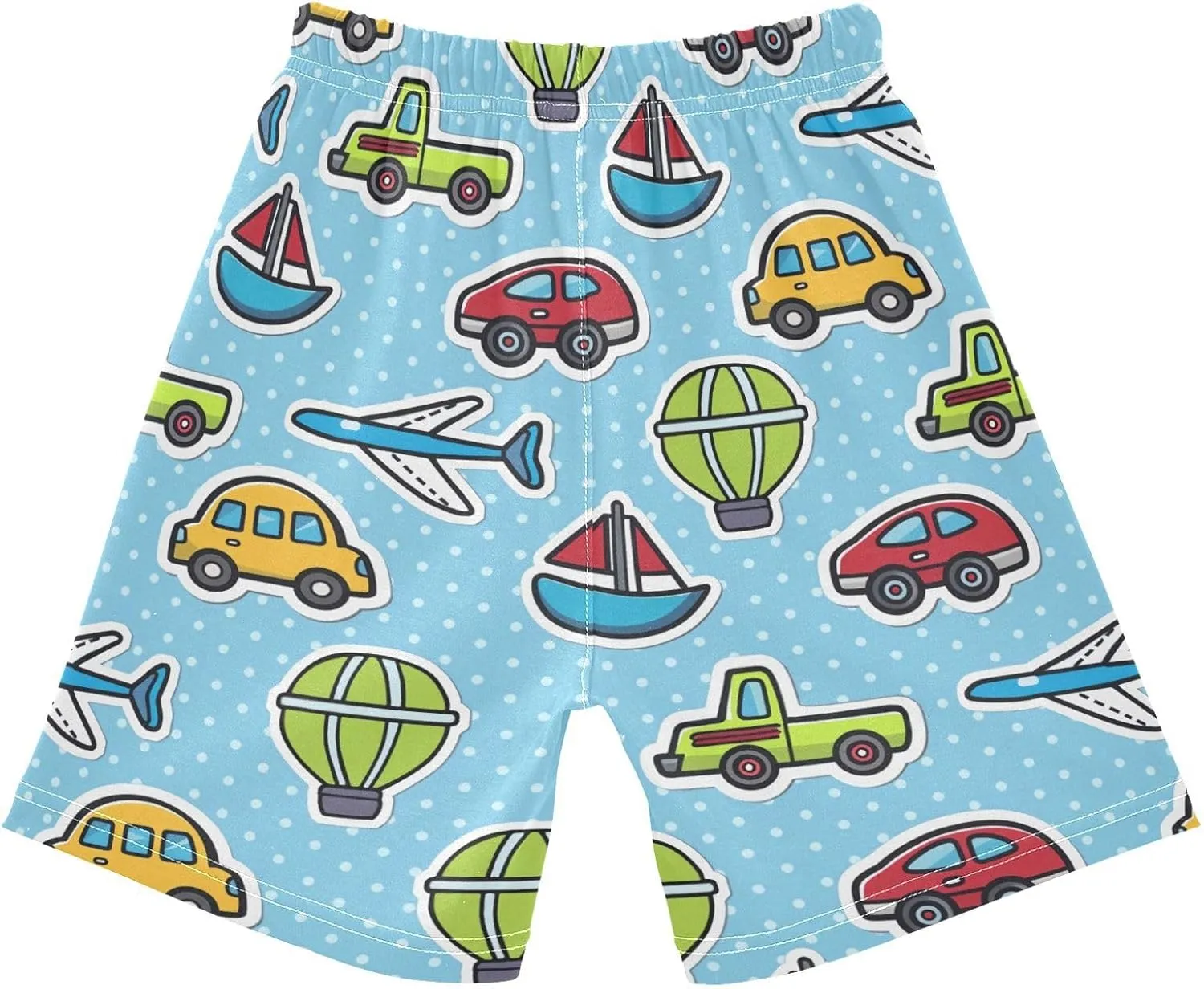 DOMIKING Baby Boy Shorts Toddler Cotton Shorts Elastic Waist Kid's Athletic Shorts 2T-5T