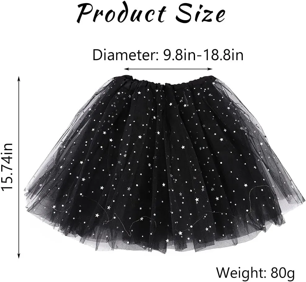 DRESBE Light Up Tutu Skirt Glow Party Tutus Neon LED Tulle Tutu for Women