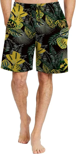 Ekouaer Men's Pajama Shorts Pj Bottoms Drawstring Casual Shorts with Pockets