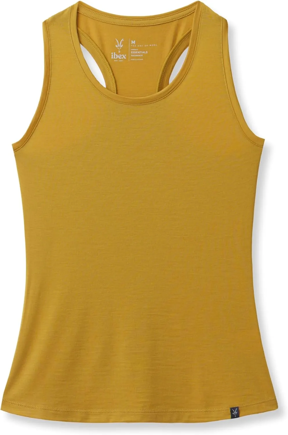 IBEX Merino Wool Racerback Tank Tops for Women | Lightweight & Soft Relaxed Fit Odor-Resistant Tops | Perfect for Layering, Gym or Everyday Wear | Cumin (X-Large)