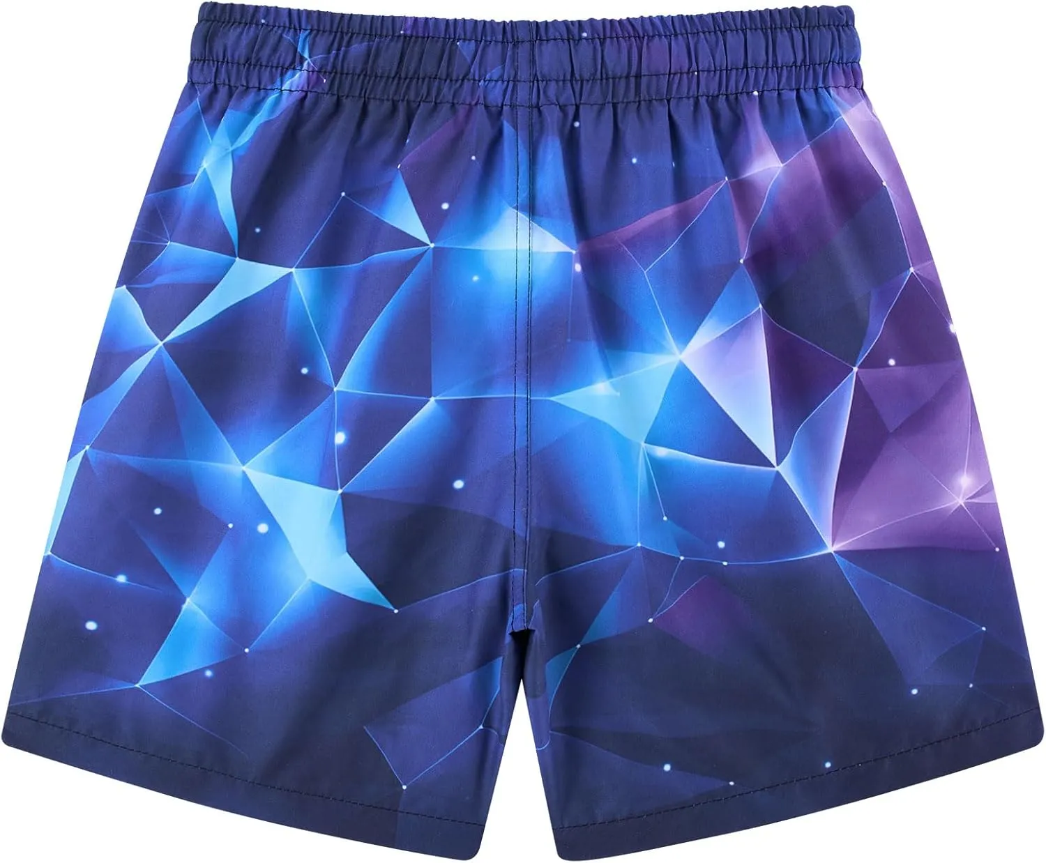 Idgreatim 5-16T Boys Swim Trunks with Compression Liner Summer Beach Quick Dry Swimsuit Bathing Suit
