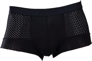 JEKE-DG Men Breathable Ice Silk Boxer Briefs U Convex Shorts Low Rise Underwear Mesh Sports Boxer Underpants