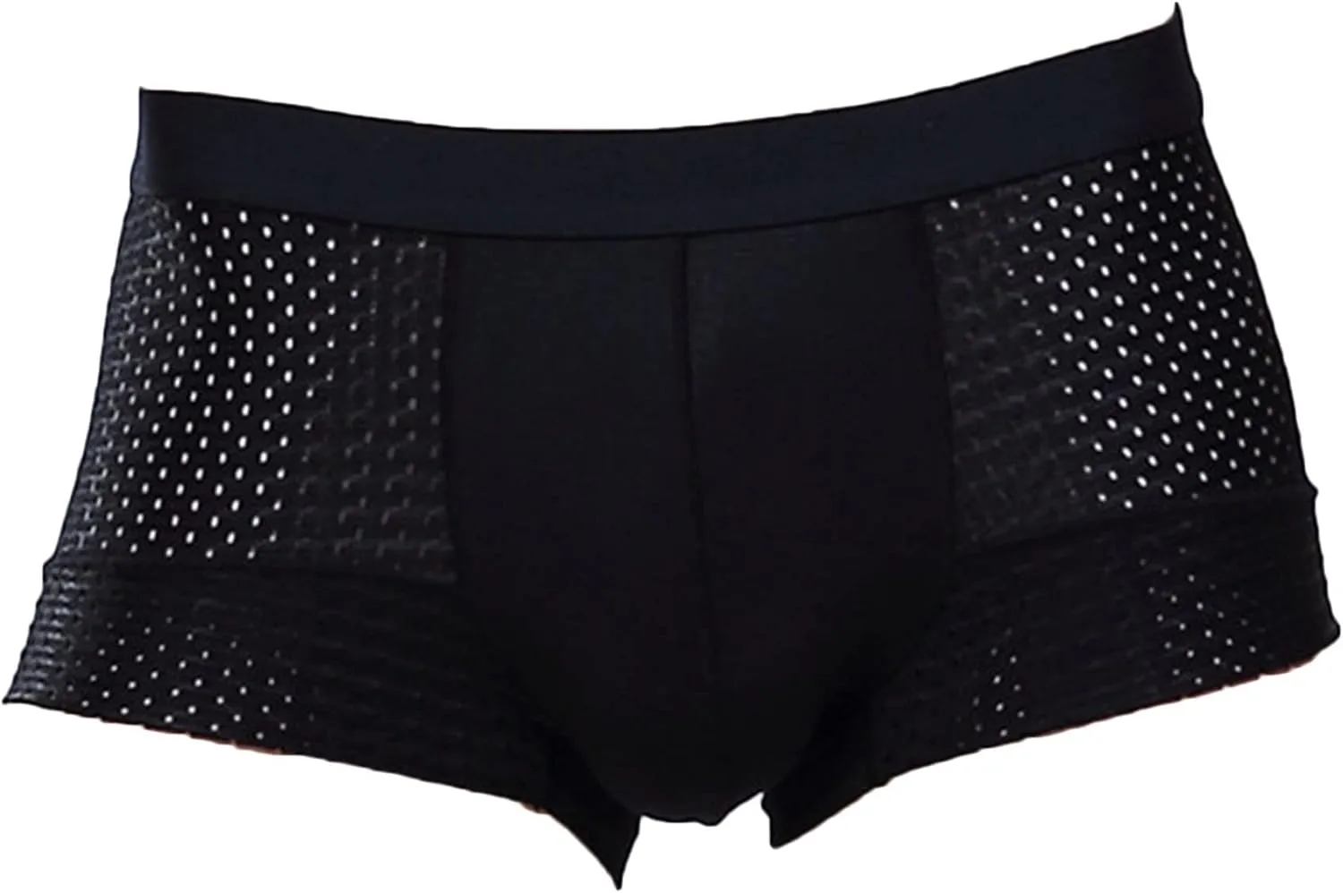 JEKE-DG Men Breathable Ice Silk Boxer Briefs U Convex Shorts Low Rise Underwear Mesh Sports Boxer Underpants