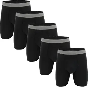 JEKE-DG Men's Underwear Boxer Briefs Boxer Pants And Ice Silk Pants Moisture-Wicking Stretch-Cotton Underwear