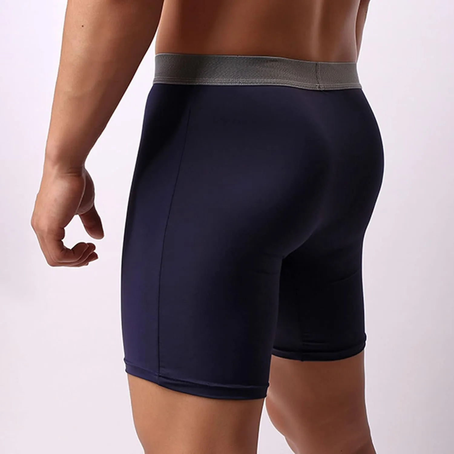 JEKE-DG Men's Underwear Boxer Briefs Boxer Pants And Ice Silk Pants Moisture-Wicking Stretch-Cotton Underwear