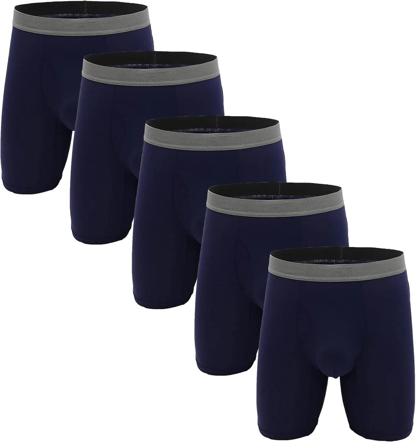JEKE-DG Men's Underwear Boxer Briefs Boxer Pants And Ice Silk Pants Moisture-Wicking Stretch-Cotton Underwear