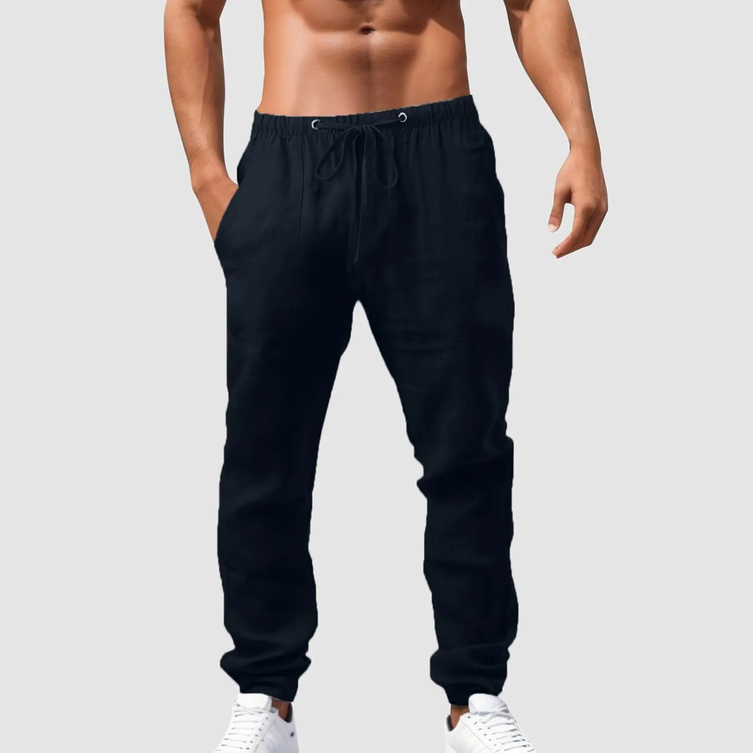 Joggers for Men Slim-Fit Joggers Sweatpant Training Sports Pull On Pant Comfort Soft Jogging Bottoms