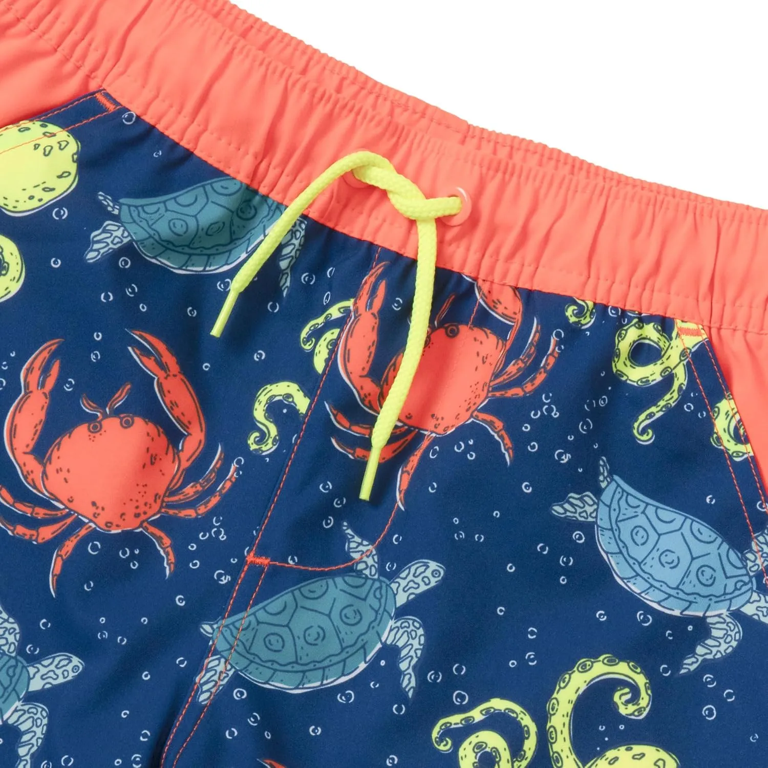 Lands' End Boys Slim Stretch Hydroliner Swim Trunks