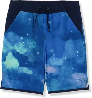 Lands' End Boys Slim Stretch Hydroliner Swim Trunks