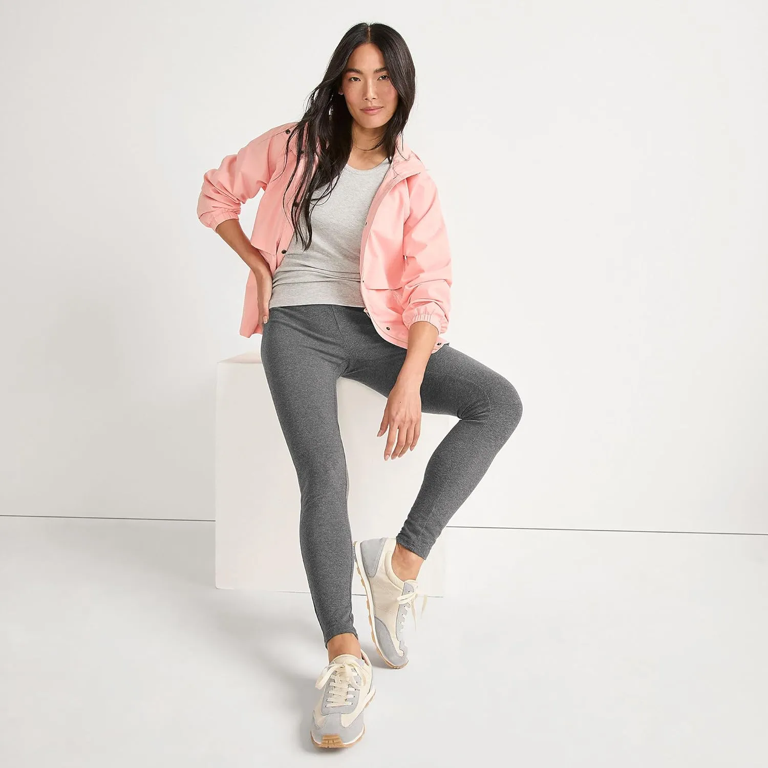 Lands' End Women's Starfish Mid Rise Knit Leggings