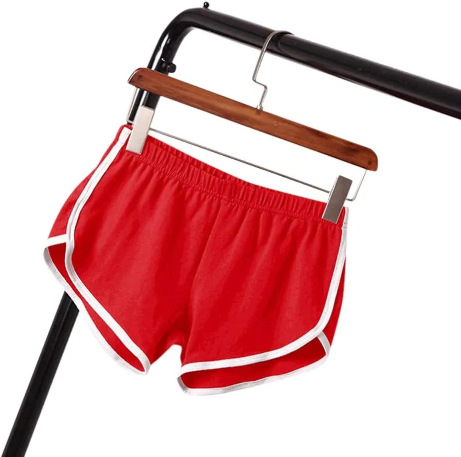 LCMTWX Workout Shorts Women Sweat Shorts Elastic Waist Running Workout Shorts with Pockets Women's Wide Workout Shorts