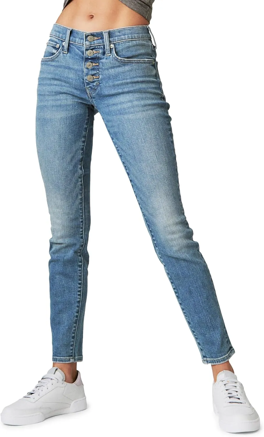 Lucky Brand Women's Mid Rise Ava Skinny Jean
