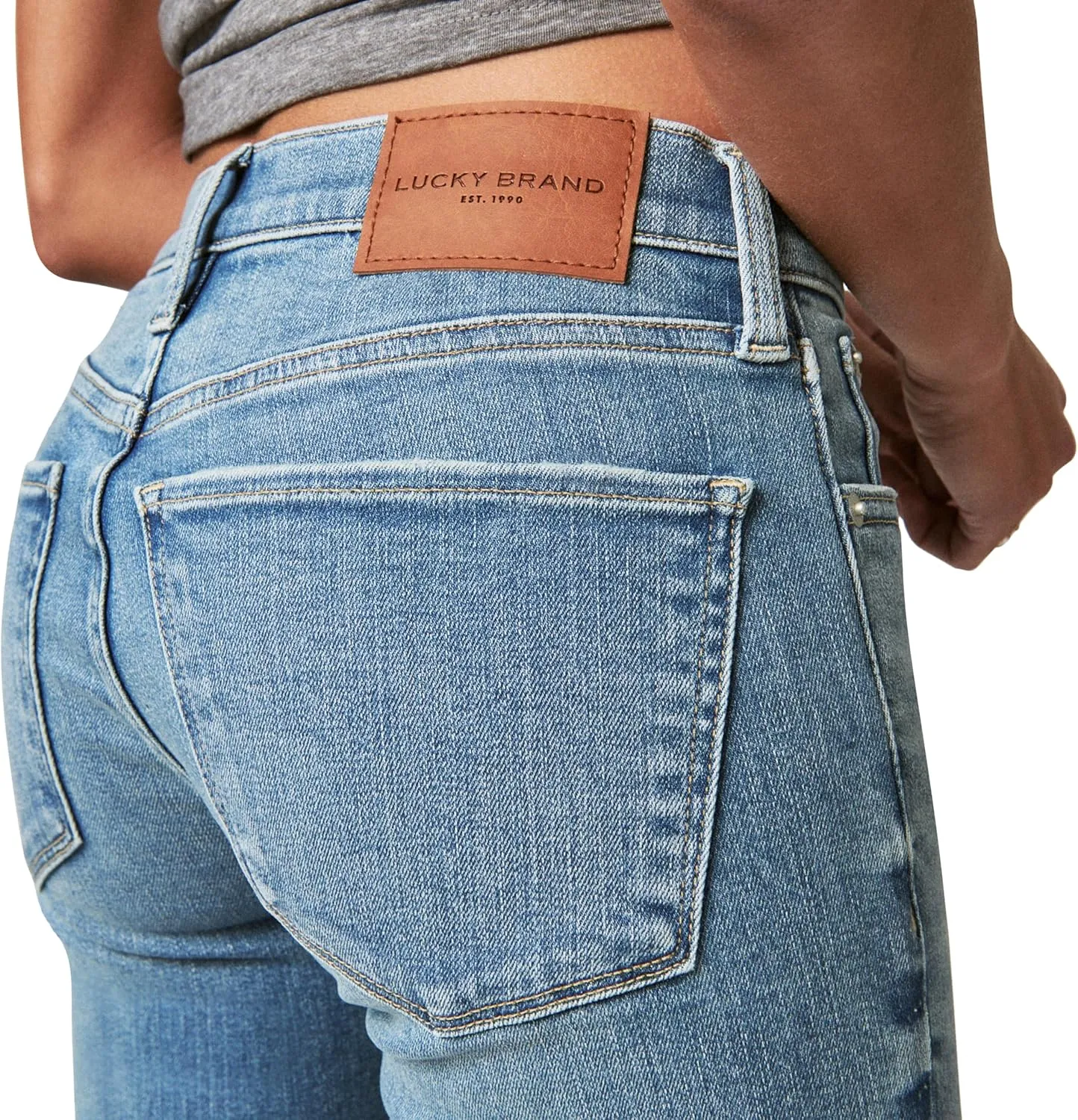 Lucky Brand Women's Mid Rise Ava Skinny Jean