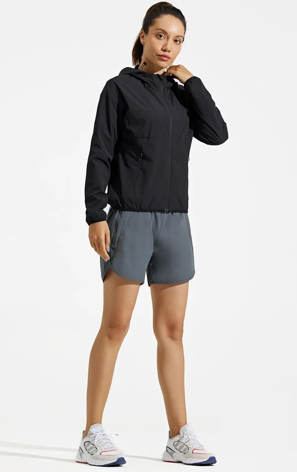 MASKERT Womens 5 Inches Athletic Running Shorts with Zipper Pockets Quick Dry Lounge Gym Workout Shorts with Liner