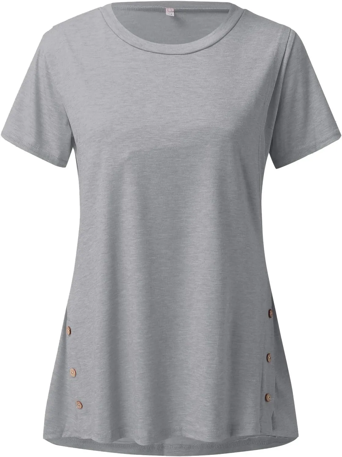 Maternity Nursing Shirts Women Breastfeeding Tops Short Sleeve Comfort Pregnancy Clothes Lounge Cotton Tee Top