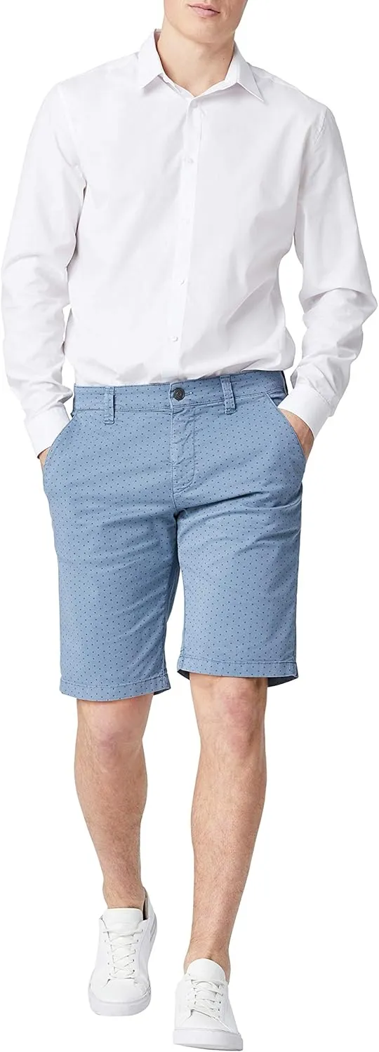 Mavi Men's Jacob Mid Rise Slim Twill Shorts