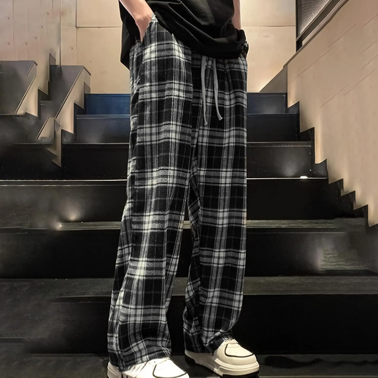 Men Cargo Pants Casual Cotton Stretch Elasticated Waist Pant Sweatpants Joggers Running Workout Jogger Bottoms
