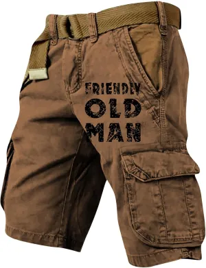Men's Cargo Shorts Lightweight Fashion Trunks Stretch Jogging Ripstop Quick Dry Summer Activewear Breathable Shorts