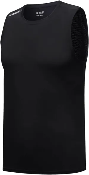 Men's Lightweight Cotton Tank Undershirts Hooded Tank Top Breathable Sleeveless Vest Fashion Casual Vest