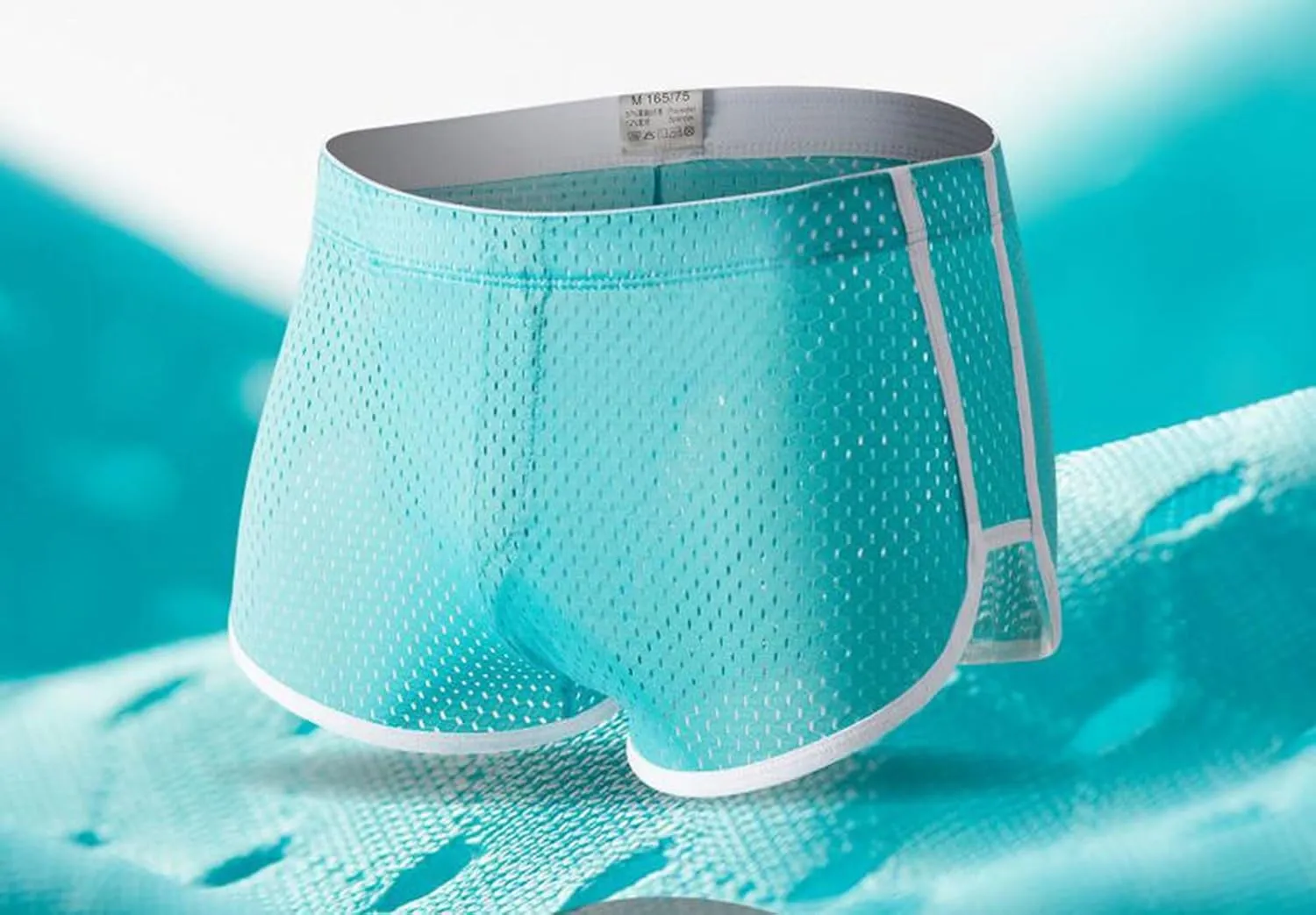 Mens Mesh Booty Short Lounge Running Sexy Casual Home Sleep Beach 3 Inch