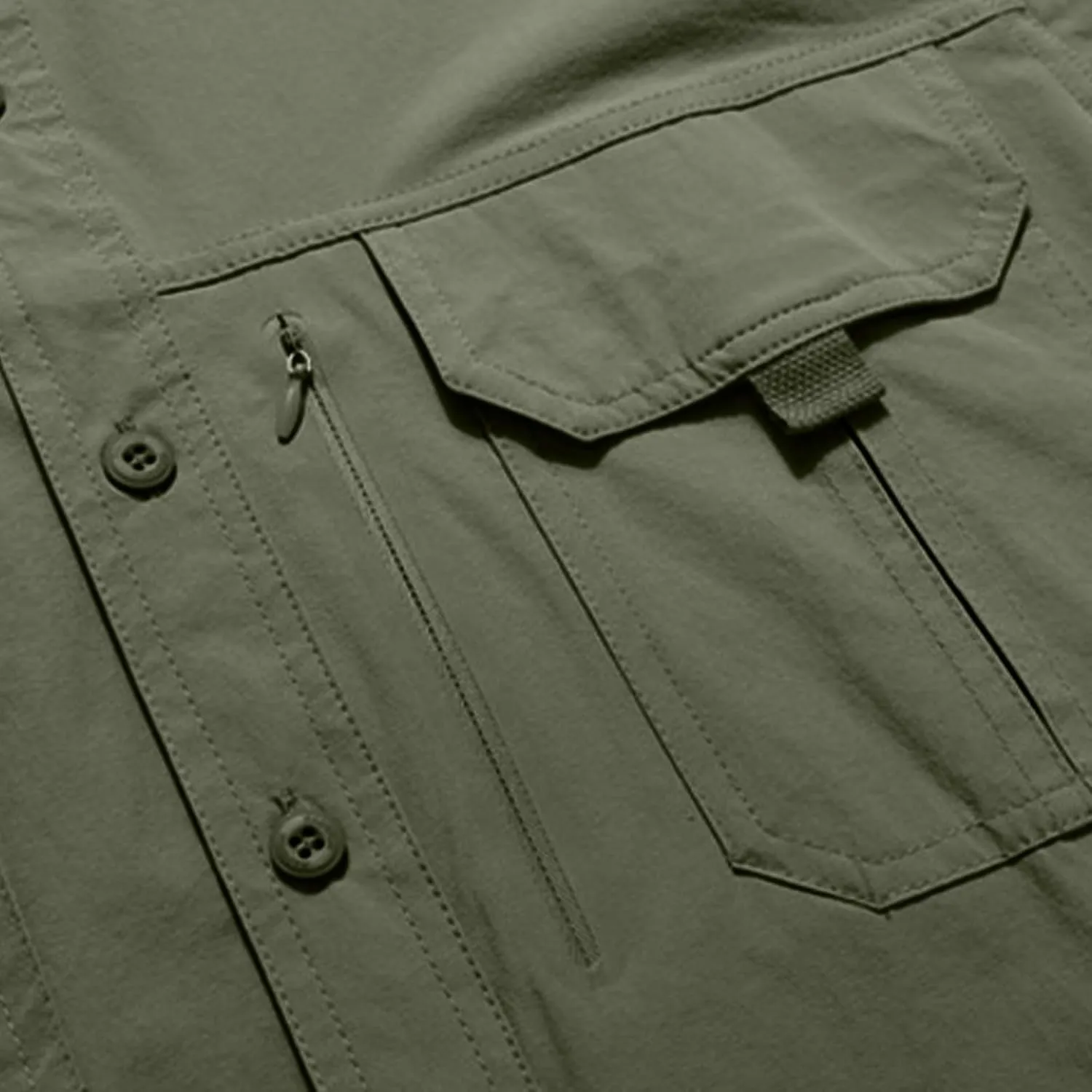 Mens Military Tactical Uniform Shirts Ripstop Lightweight Breathable Loose Fit Work Shirt Button Hiking Fishing Shirt