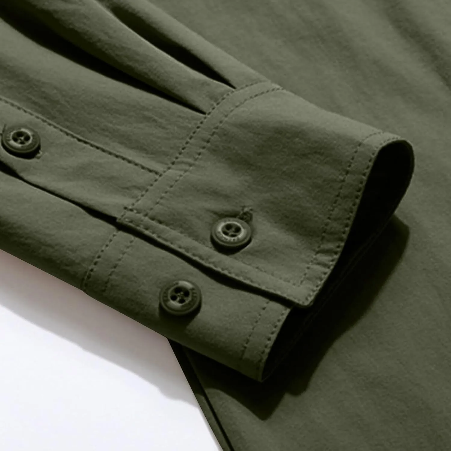 Mens Military Tactical Uniform Shirts Ripstop Lightweight Breathable Loose Fit Work Shirt Button Hiking Fishing Shirt