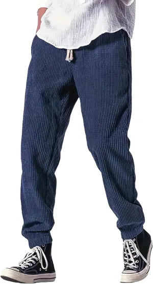 Men's Pants Casual Lightweight Joggers Beach Walking Running Sweatpant Stretch Waist Lounge Pant