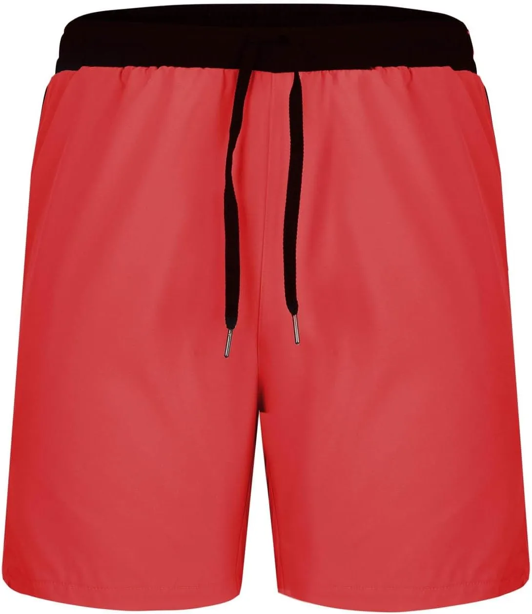 Men's Quick Dry Mesh Shorts with Pockets Running Gym Breathable Lightweight Shorts Elastic Waist Shorts Beach Trunks