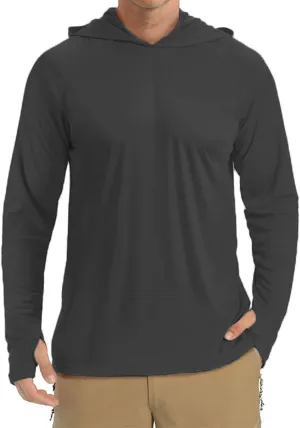 Men's Sun Shirts Fishing Shirts for Men Long Sleeve Protection Hoodie Rash Guard Shirt SPF UV Shirt Outdoor Lightweight