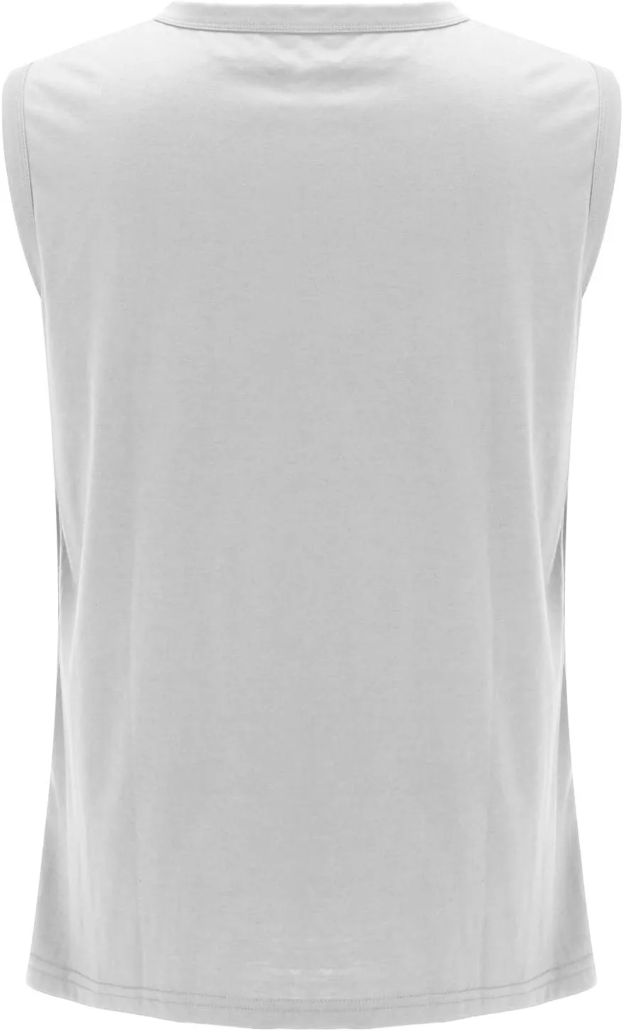 Men's Tank Tops Summer UPF 50  Casual Button Up Sleeveless Shirt Tropical Hawaiian Beach Sun Protection Cut Off Shirts