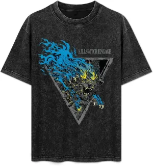 Men's Women's Vintage Oversized Short Sleeve T-Shirt Cool Drop Shoulder Tees Tops