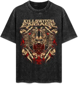 Men's Women's Vintage Oversized Short Sleeve T-Shirt Cool Drop Shoulder Tees Tops