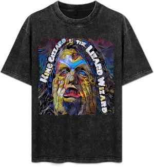 Mens Womens Vintage Oversized Short Sleeve T Shirts Casual Drop Shoulder Tees Top