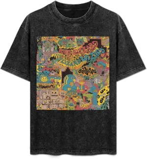 Mens Womens Vintage Oversized Short Sleeve T Shirts Casual Drop Shoulder Tees Top