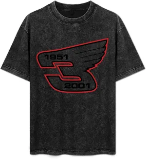 Mens Womens Vintage Oversized Short Sleeve T Shirts Fashion Drop Shoulder Tees Top