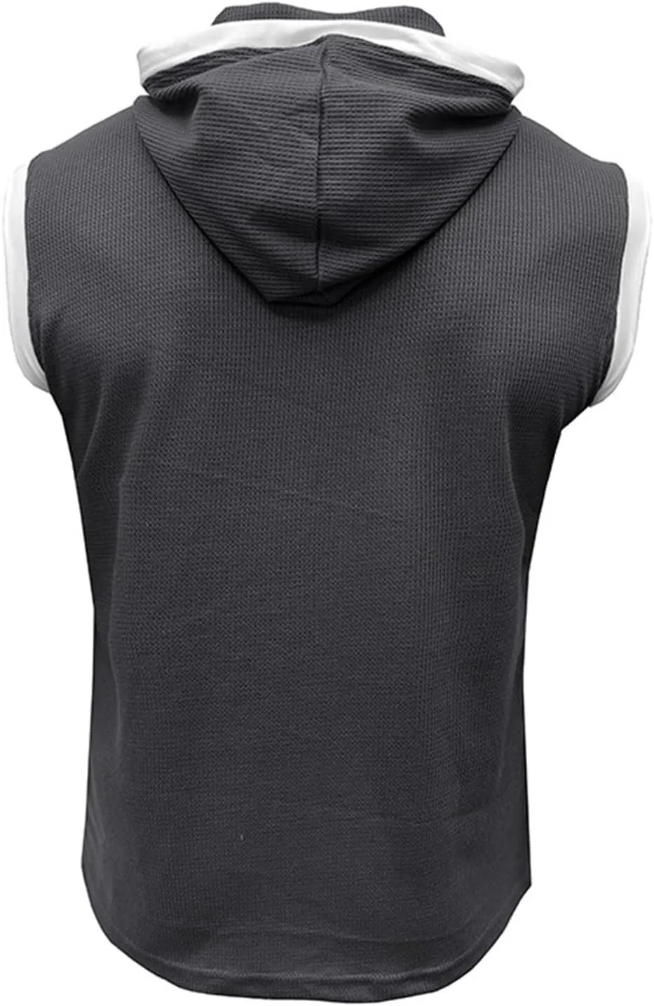 Men's Workout Tank Tops with Hood Sleeveless Cut Off Muscle Shirt Stylish Hoodies Pullover Thin Quick Dry Vest Shirts