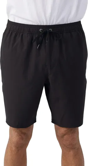 O'NEILL Men's Santa Cruz Khaki Shorts - Quick Dry 18-Inch Outseam Elastic Waist Mens Khaki Shorts for Outdoor Activities